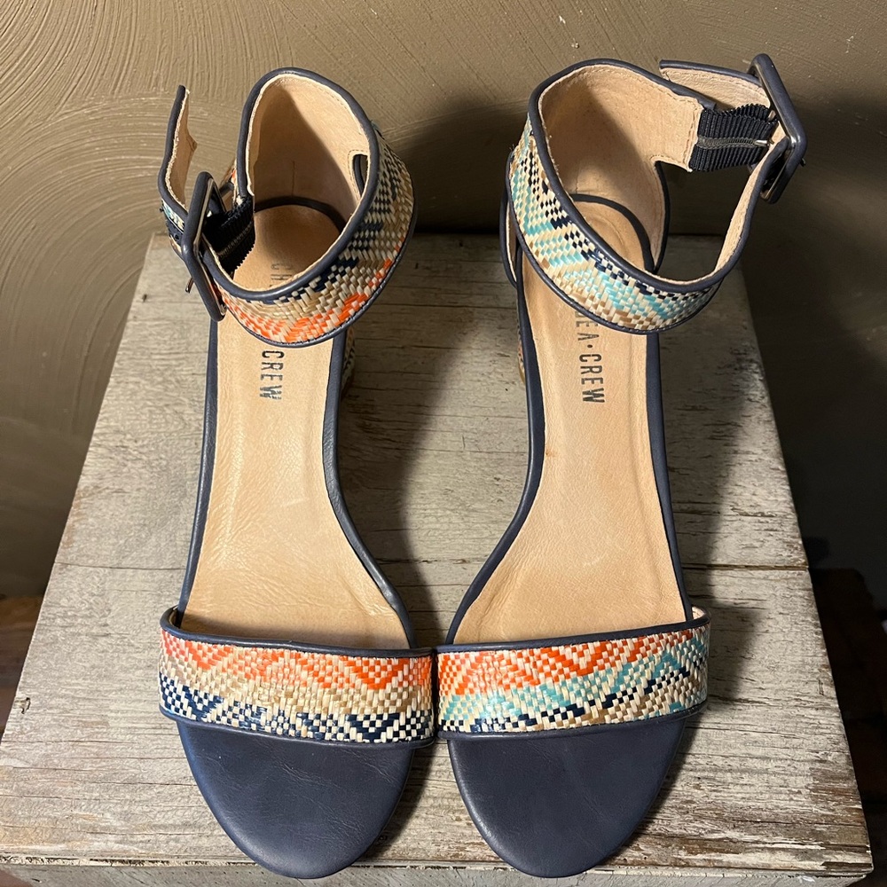 Chelsea Crew Women's Multicolor Sandals size 8 Excellent Condition